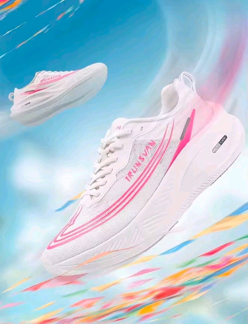 Irunsvan Heat 3.0 - Branco com Rosa