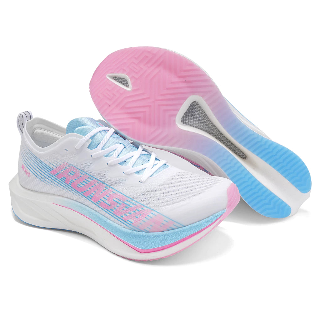 Irunsvan Heat Carbon - Branco, rosa e azul