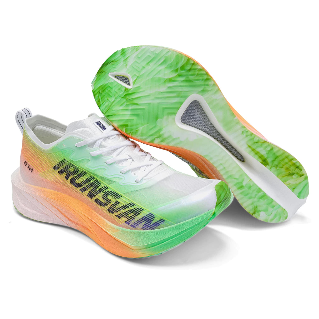 Irunsvan Heat Carbon - Verde, laranja e branco