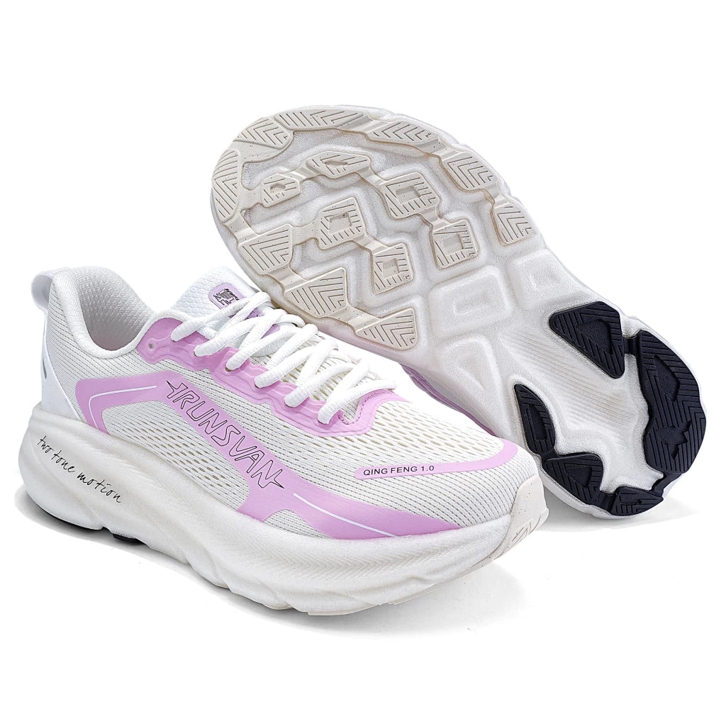 Irunsvan Qing Feng - Branco com rosa