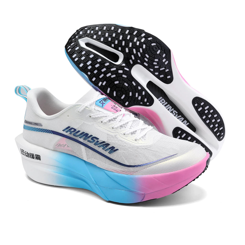Irunsvan Suc - Branco com sola azul e rosa
