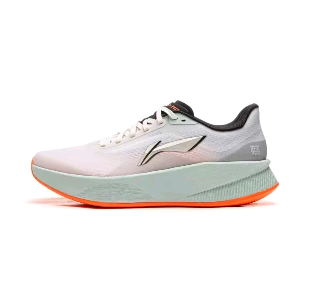 Li-Ning Chaoying - Cinza com solado verde e laranja