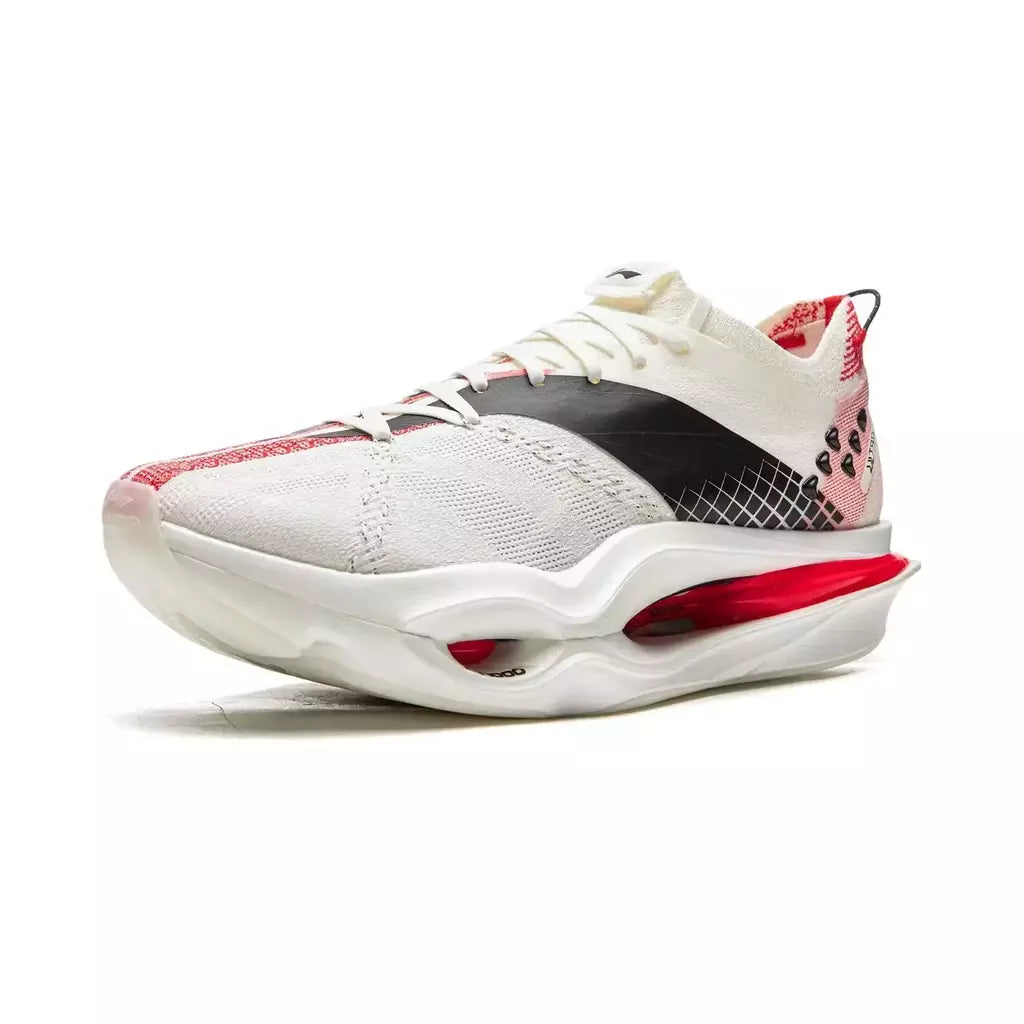 Li-Ning Feidian 6 Ultra - Branco com detalhes vermelhos