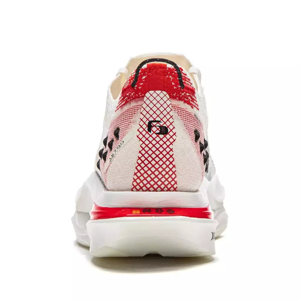 Li-Ning Feidian 6 Ultra - Branco com detalhes vermelhos