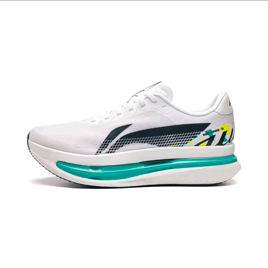 Li-Ning Red Hare 9 Ultra - Branco com Verde e Preto