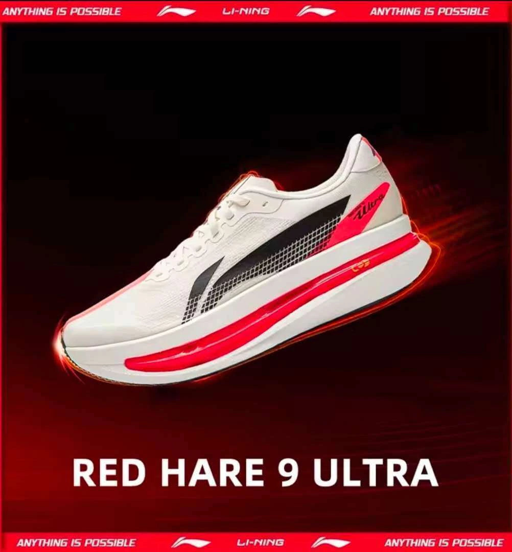 Li-Ning Red Hare 9 Ultra - Branco com Vermelho
