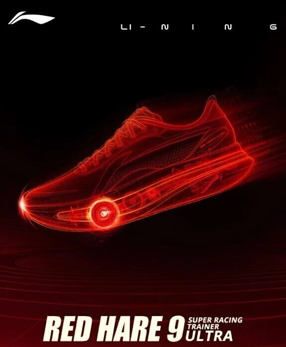 Li-Ning Red Hare 9 Ultra - Branco com Vermelho