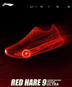 Li-Ning Red Hare 9 Ultra - Branco com Vermelho