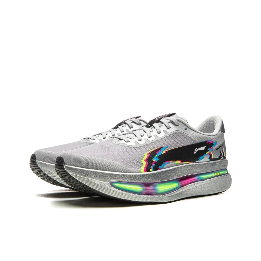 Li-Ning Red Hare 9 Ultra - Prata com detalhes coloridos