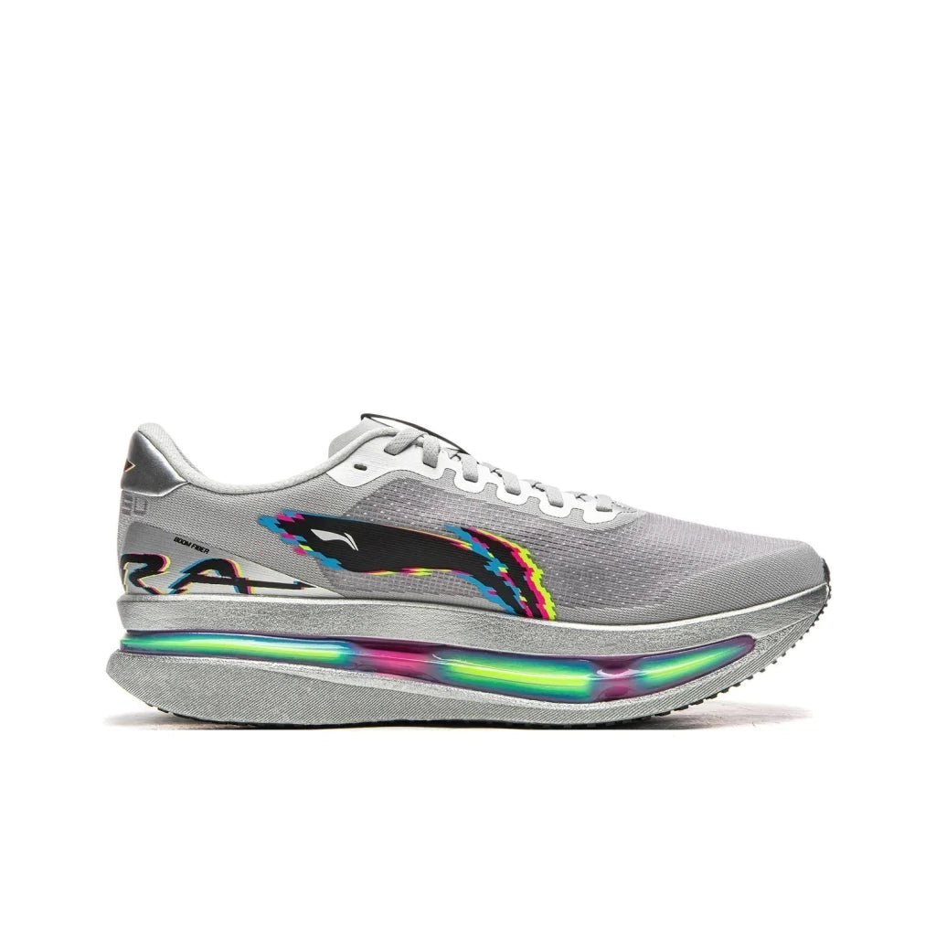 Li-Ning Red Hare 9 Ultra - Prata com detalhes coloridos