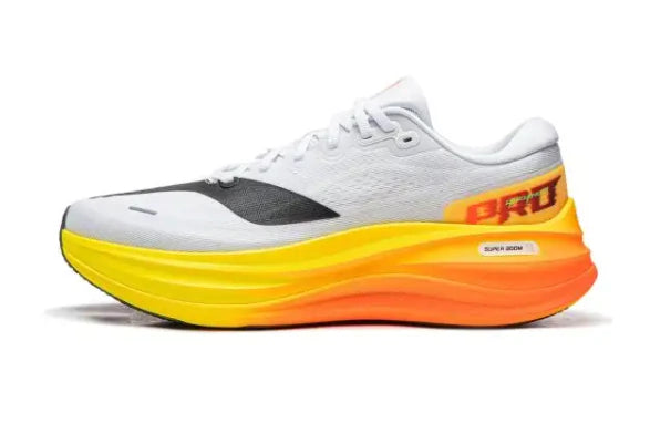Li-Ning Yueying 6 Pro - Off White com Laranja