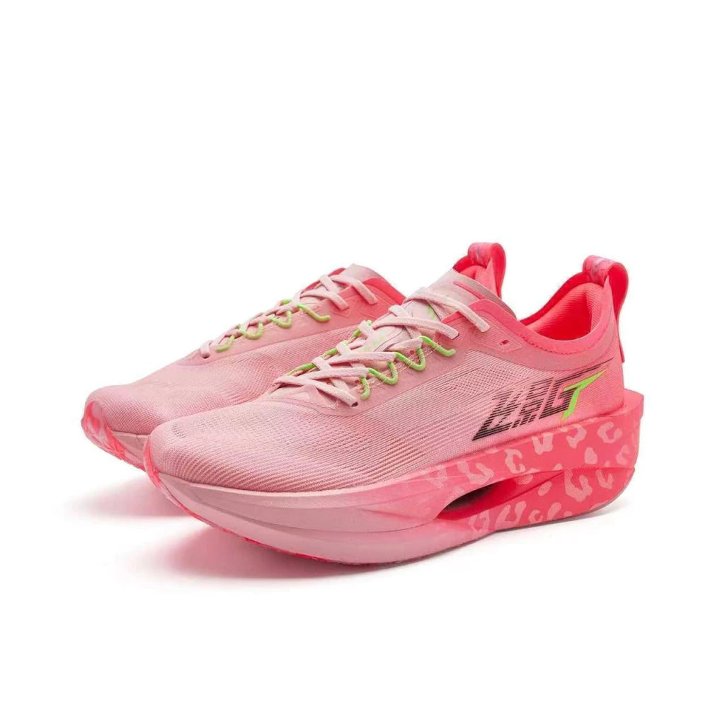Qiaodan Feiying GT - Rosa com detalhes verdes
