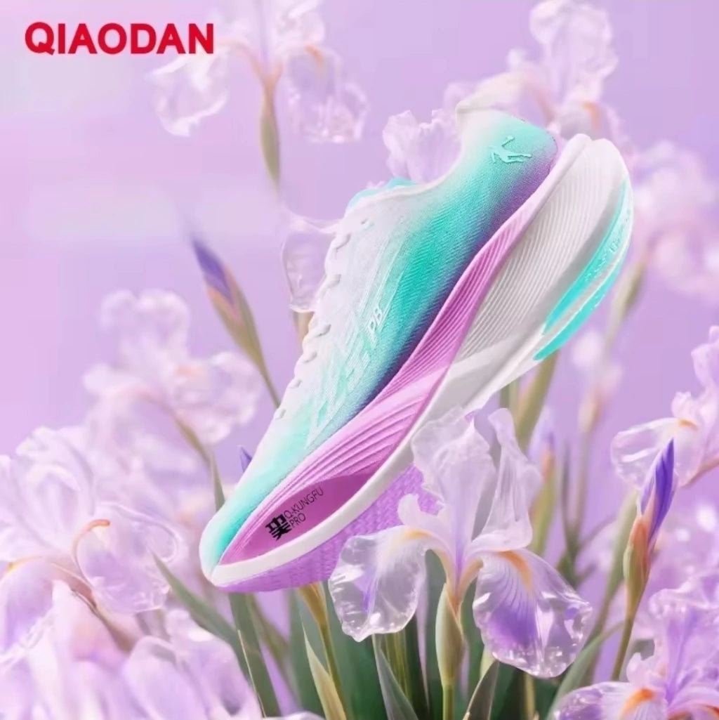 Qiaodan Feiying PB3 Plus - Roxo, rosa e verde