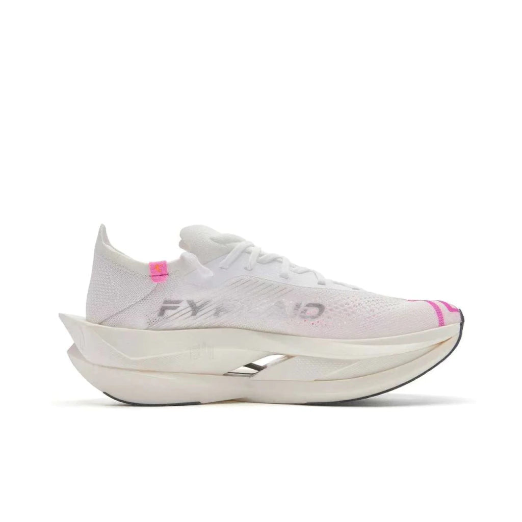 Qiaodan Feiying Plaid 3 - Branco com rosa e laranja