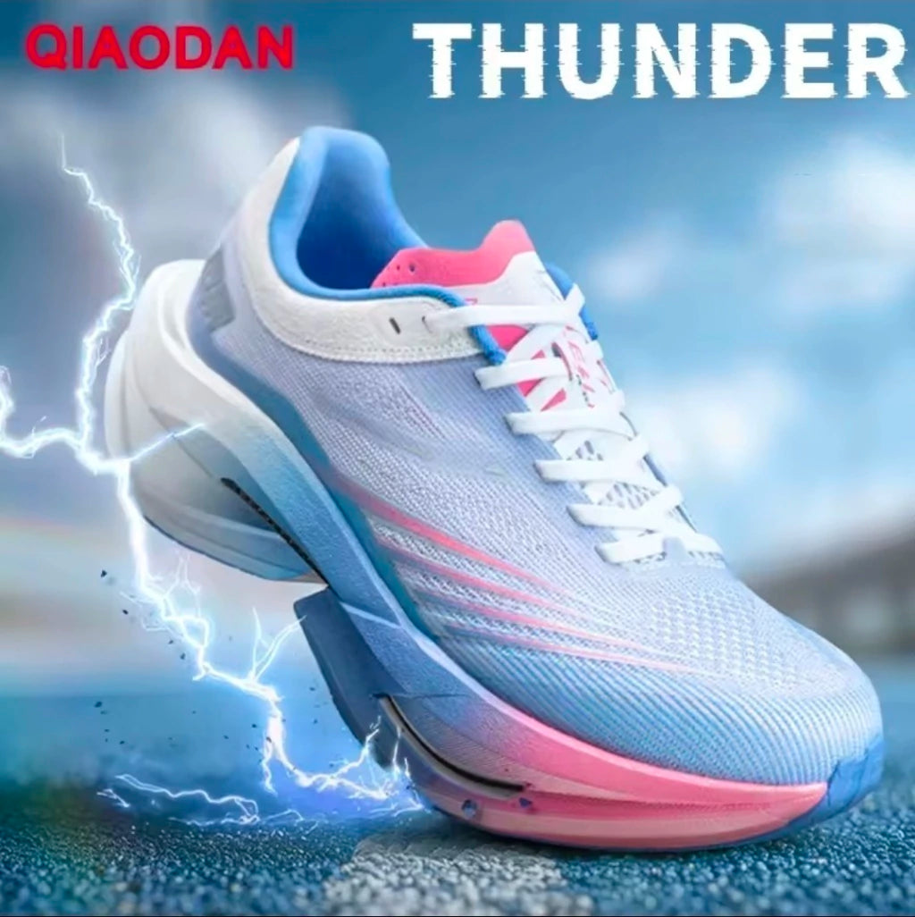 Qiaodan Plaid Thunder - Branco Prata