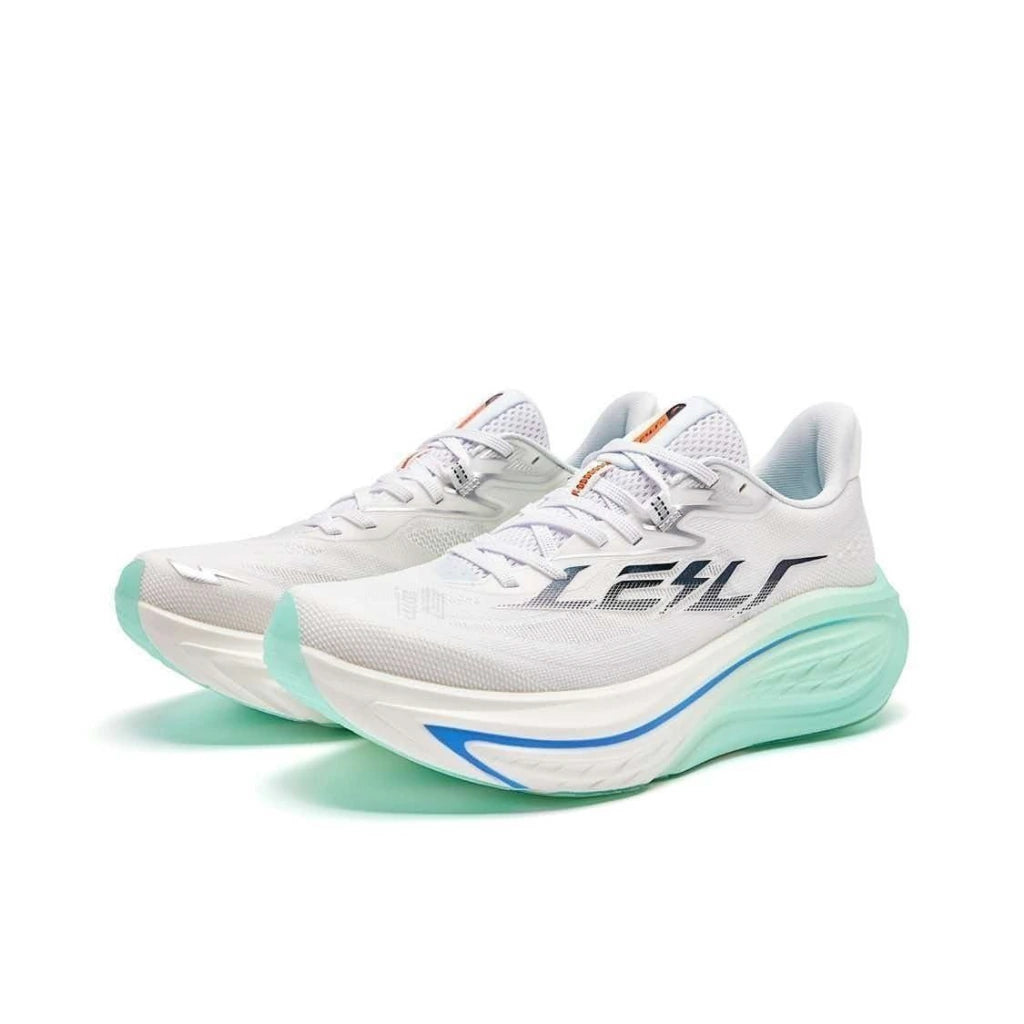 Qiaodan TG Leili 2.0 - Off White com Verde e Azul