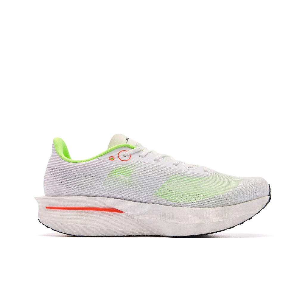 Qiaodan Wind 4 - Cinza com detalhes verde e laranja