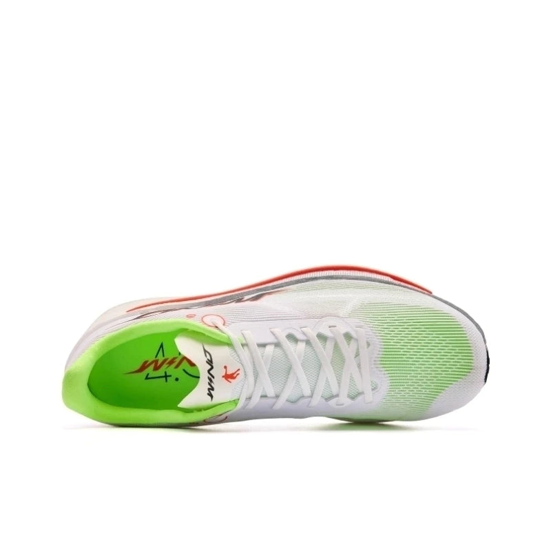 Qiaodan Wind 4 - Cinza com detalhes verde e laranja