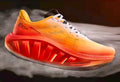 Xtep Light Boat Ultra - Laranja com Branco