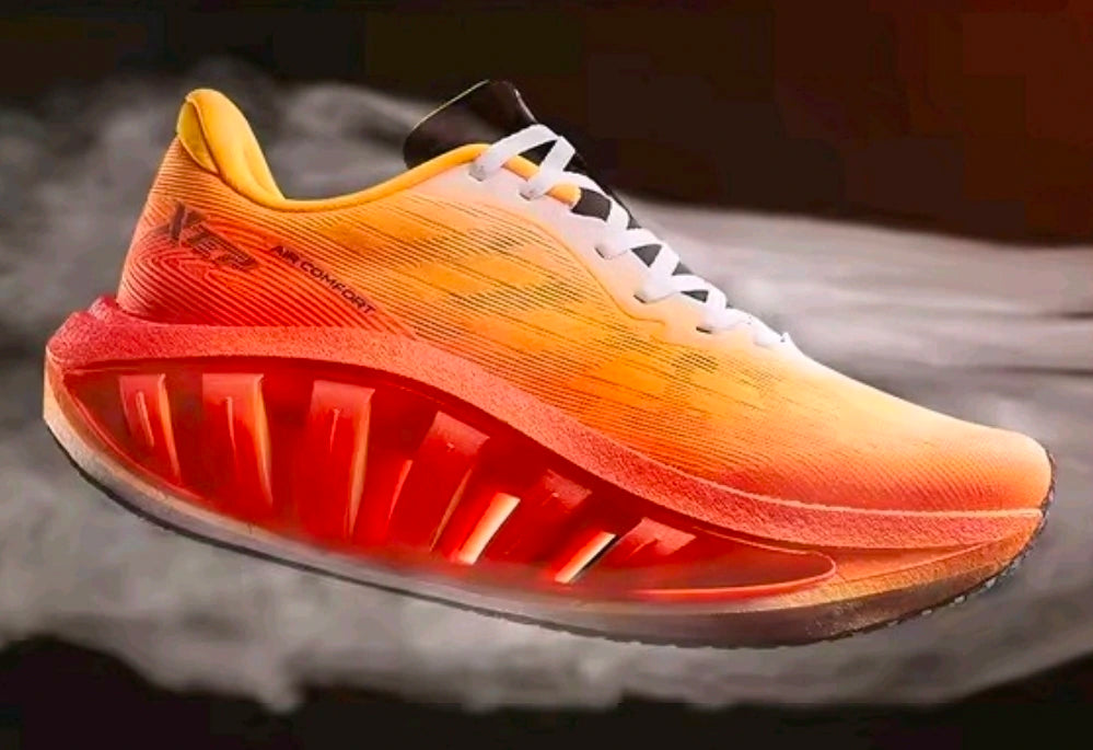 Xtep Light Boat Ultra - Laranja com Branco